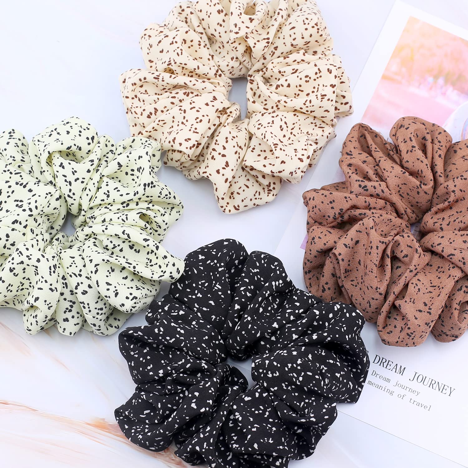 IVARYSS Scrunchies extra grandes para cabelo feminino, premium